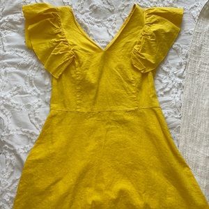 A-new-day yellow dress